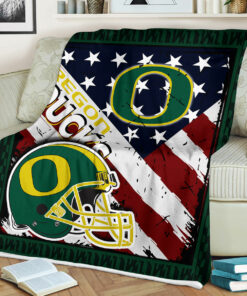 NCAA Oregon Ducks Sherpa Fleece Blanket Gifts For Fans