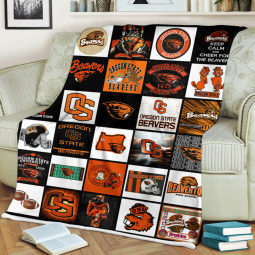 NCAA Oregon State Beavers Sherpa Fleece Blanket