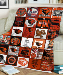 NCAA Oregon State Beavers Sherpa Fleece Blanket Gifts For Fans
