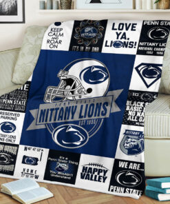 NCAA Penn State Nittany Lions Sherpa Fleece Blanket College Student Gift