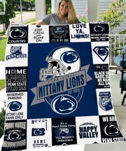 NCAA Penn State Nittany Lions Sherpa Fleece Blanket College Student Gift