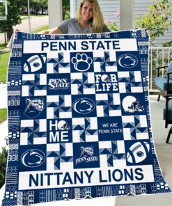 NCAA Penn State Nittany Lions Sherpa Fleece Blanket Gifts For Fans