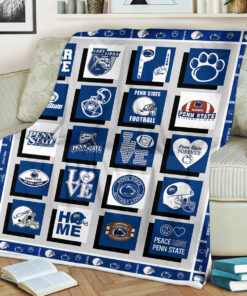 NCAA Penn State Nittany Lions Sherpa Fleece Blanket University Football Fan Gifts