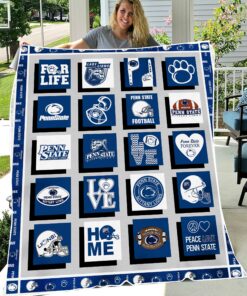NCAA Penn State Nittany Lions Sherpa Fleece Blanket University Football Fan Gifts