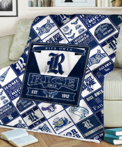 NCAA Rice Owls Sherpa Fleece Blanket