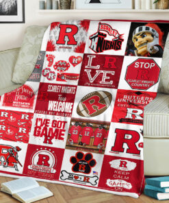 NCAA Rutgers Scarlet Knights Sherpa Fleece Blanket
