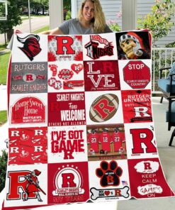 NCAA Rutgers Scarlet Knights Sherpa Fleece Blanket
