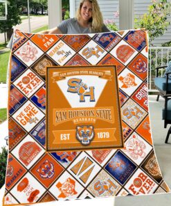 NCAA Sam Houston State Bearkats Sherpa Fleece Blanket