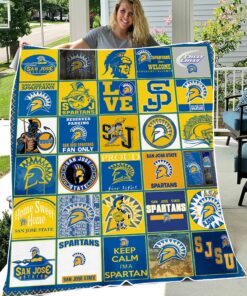 NCAA San Jose State Spartans Sherpa Fleece Blanket