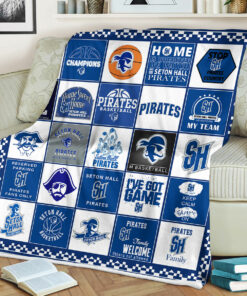 NCAA Seton Hall Pirates Sherpa Fleece Blanket Gifts For Fans