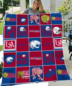 NCAA South Alabama Jaguars Sherpa Fleece Blanket