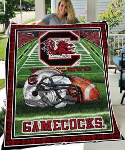 NCAA South Carolina Gamecocks Sherpa Fleece Blanket College Student Gift