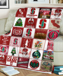 NCAA Stanford Cardinal Sherpa Fleece Blanket