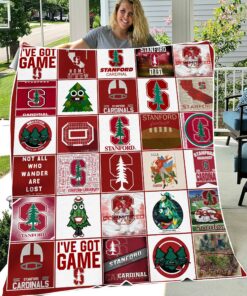 NCAA Stanford Cardinal Sherpa Fleece Blanket