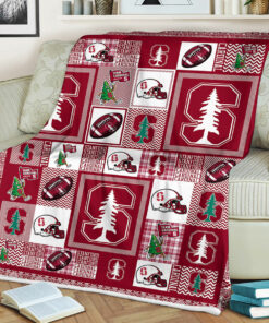 NCAA Stanford Cardinal Sherpa Fleece Blanket Gifts For Fans