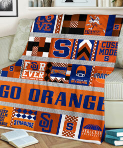 NCAA Syracuse Orange Sherpa Fleece Blanket