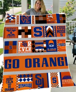 NCAA Syracuse Orange Sherpa Fleece Blanket