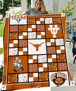 NCAA Texas Longhorns Sherpa Fleece Blanket College Student Gift