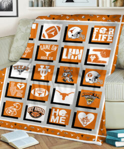 NCAA Texas Longhorns Sherpa Fleece Blanket Gifts For Fans