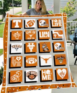 NCAA Texas Longhorns Sherpa Fleece Blanket Gifts For Fans