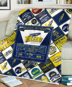 NCAA Toledo Rockets Sherpa Fleece Blanket