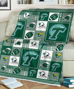 NCAA Tulane Green Wave Sherpa Fleece Blanket