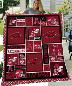 NCAA University Of Arkansas Razorbacks Sherpa Fleece Blanket