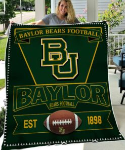 NCAA University Of Baylor Bears Sherpa Fleece Blanket