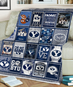 NCAA University Of Byu Cougars Sherpa Fleece Blanket