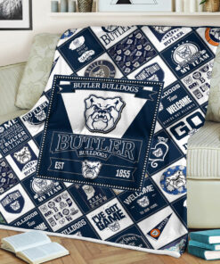 NCAA University of Butler Bulldogs Sherpa Fleece Blanket