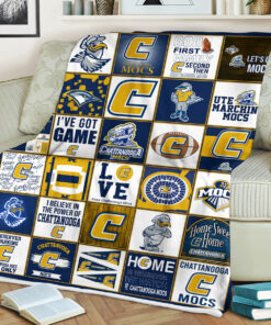 NCAA University of Chattanooga Mocs Sherpa Fleece Blanket
