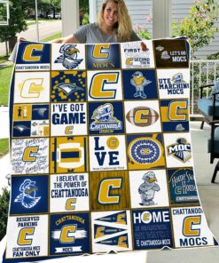 NCAA University of Chattanooga Mocs Sherpa Fleece Blanket