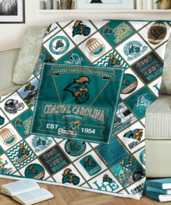 NCAA University of Coastal Carolina Chanticleers Sherpa Fleece Blanket