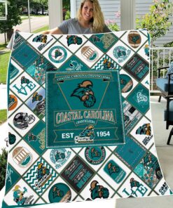 NCAA University of Coastal Carolina Chanticleers Sherpa Fleece Blanket