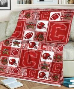 NCAA University of Cornell Big Red Sherpa Fleece Blanket