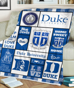 NCAA University of Duke Blue Devils Sherpa Fleece Blanket