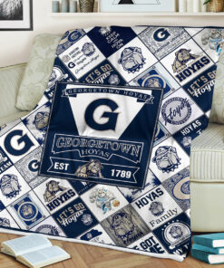 NCAA University of Georgetown Hoyas Sherpa Fleece Blanket
