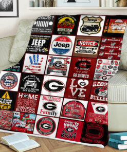 NCAA University of Georgia Bulldogs Sherpa Fleece Blanket College Student Gift