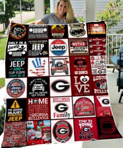 NCAA University of Georgia Bulldogs Sherpa Fleece Blanket College Student Gift
