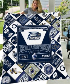 NCAA University of Georgia Southern Eagles Sherpa Fleece Blanket