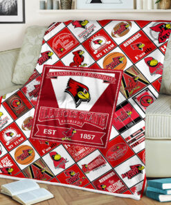 NCAA University of Illinois State Redbirds Sherpa Fleece Blanket