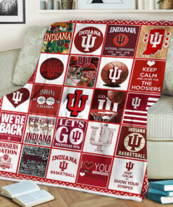 NCAA University of Indiana Hoosiers Sherpa Fleece Blanket