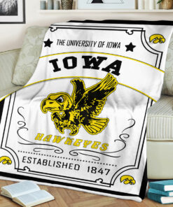 NCAA University of Iowa Hawkeyes Sherpa Fleece Blanket