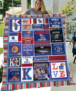 NCAA University of Kansas Jayhawks Sherpa Fleece Blanket