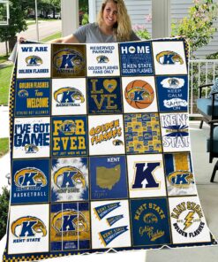 NCAA University of Kent State Golden Flashes Sherpa Fleece Blanket