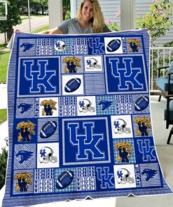 NCAA University of Kentucky Wildcats Sherpa Fleece Blanket