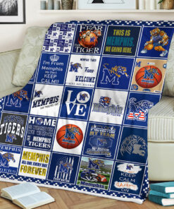 NCAA University of Memphis Tigers Sherpa Fleece Blanket