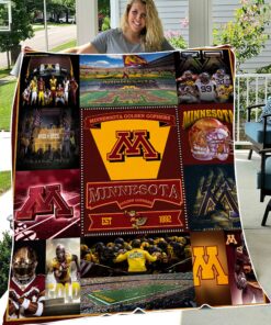 NCAA University of Minnesota Golden Gophers Sherpa Fleece Blanket
