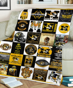 NCAA University of Missouri Tigers Sherpa Fleece Blanket