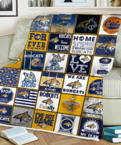 NCAA University of Montana State Bobcats Sherpa Fleece Blanket
